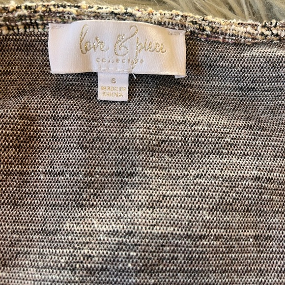 Love and pieces  collection tweed coordinating set - Picture 6 of 6